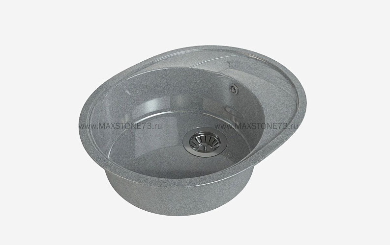 MAXSTONE Мойка глянцевая MS-8 (темно-серая) 570*460*200